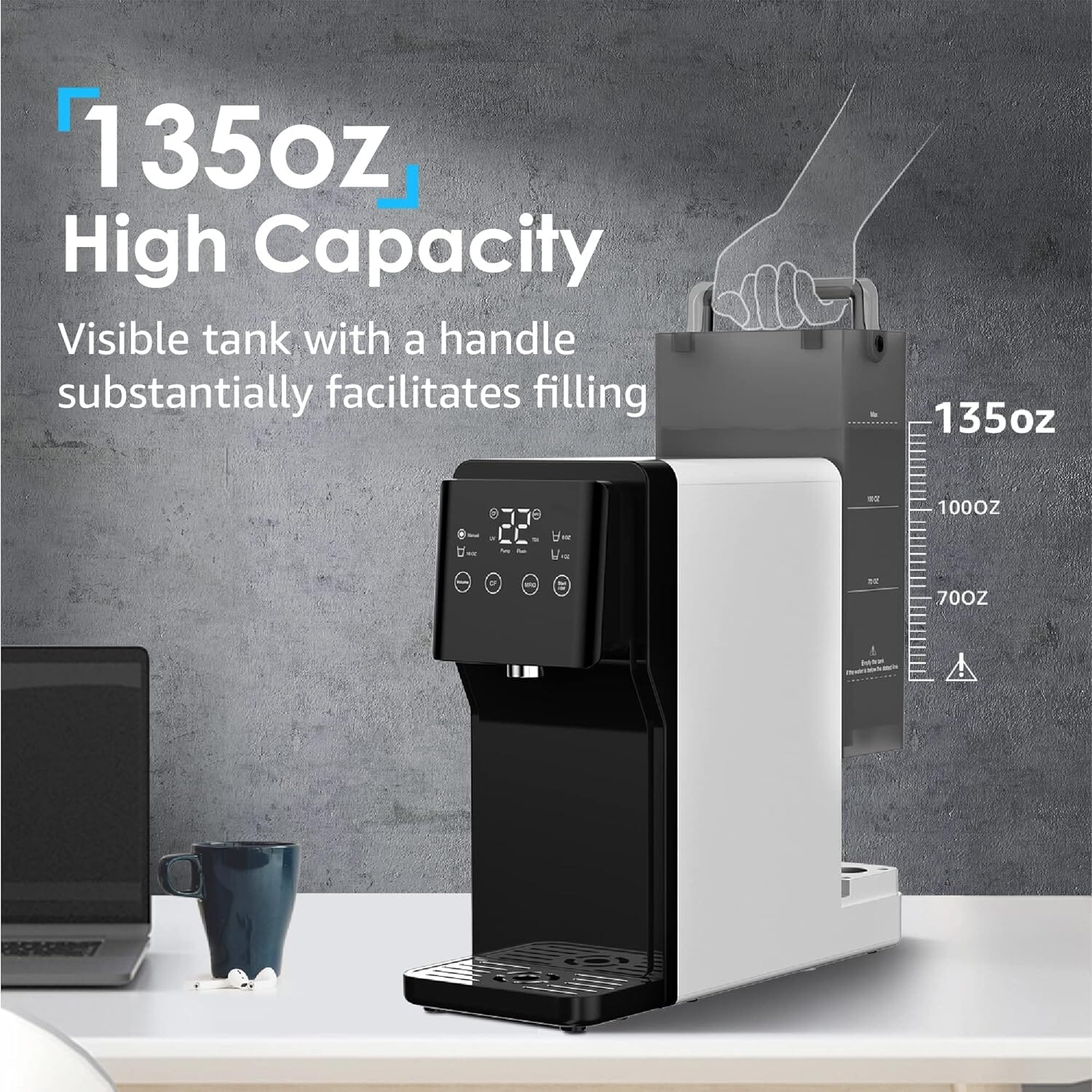 Countertop Reverse Osmosis Water Dispenser - Waterdrop N1 - Image 7