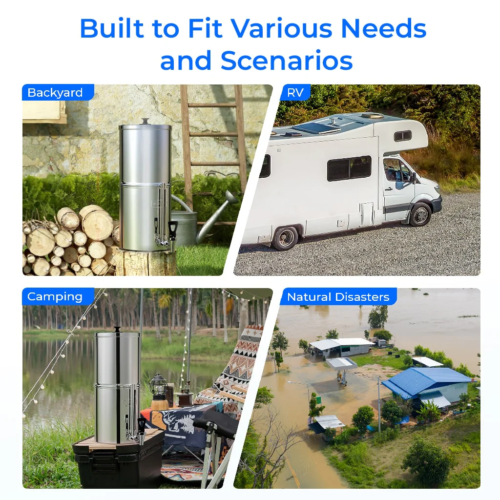 Waterdrop 2.25-gallon King Tank Gravity Water Filter System, Without Stand - Image 9