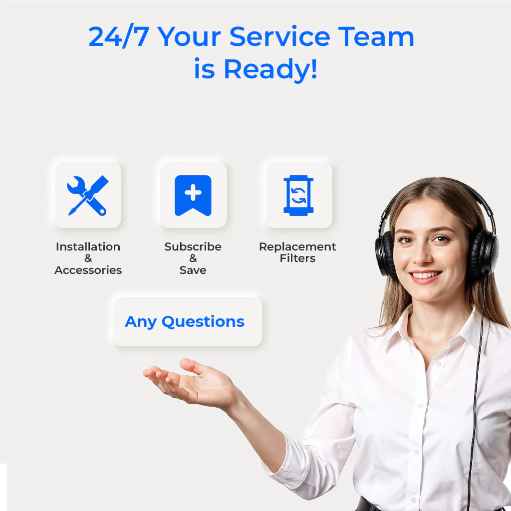 Waterdrop 2.25-gallon King Tank Gravity Water Filter System, With Stand - Image 3